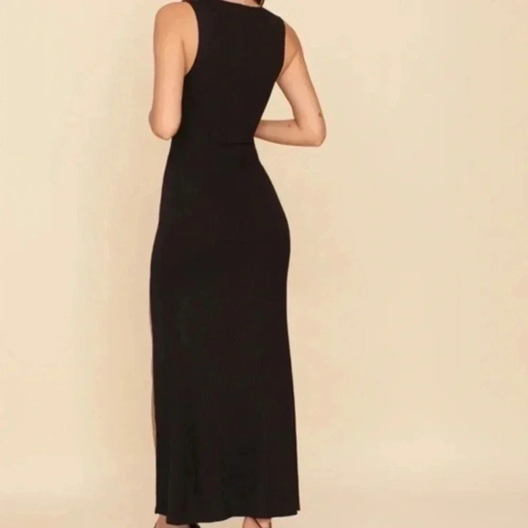 Reformation Bliss Black Maxi Dress XS B1646 - Picture 2 of 5